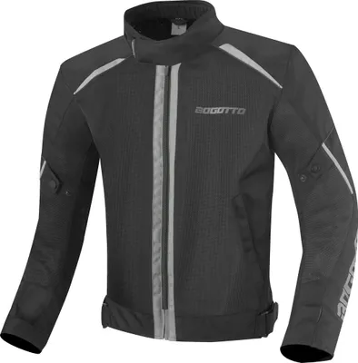 Image de Veste textile pour moto Bogotto Blaze-Air, noir/gris, XL