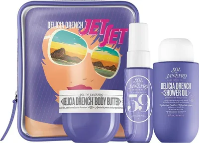 Image de Sol De Janeiro Delicia Drench Jet Set Set de soins du visage