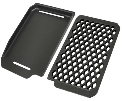 Obrázok produktu pre Liatinový grilovací rošt a doska na plátňu pre elektrické grily, príslušenstvo