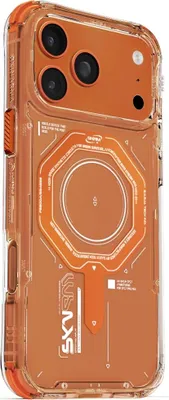 Image de Étui Skinarma Magma pour iPhone 17 Pro Max Magnetic Charging Orange