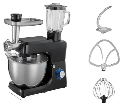 Image de Blender, 6 vitesses, bol en acier inoxydable, 7,8 l