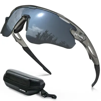 Produktbild von Victgoal Fahrradbrille Polarisiert für Herren Damen, UV400, TR90 Rahmen