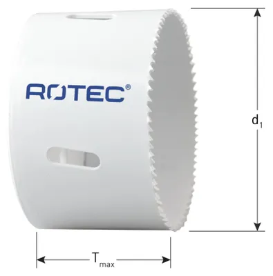 Productafbeelding van Rotec gatzaag, BiM-Co8, fijnvertand, Tmax: 38, ø23