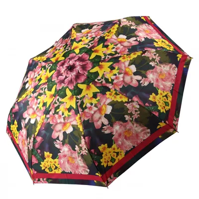 Produktbild von Pierre Cardin Damentaschenschirm Regenschirm Easymatic Blumenmuster Motivschirm Fleuri