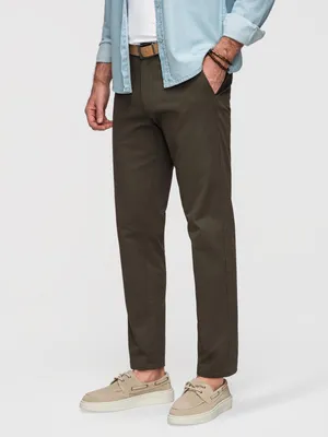 Produktbild von OMBRE Chinohose Regular Fit Smart Casual P1518 dark green L