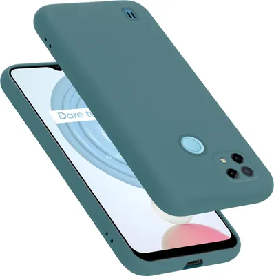 Produktbild von Cadorabo Schutzhülle für Realme C21 Hülle in Grün Handyhülle Case Cover TPU Etui