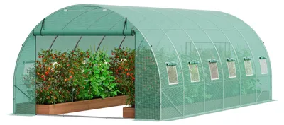 Zdjęcie produktu dla Tunel foliowy ogrodowy szklarnia 17m2 5.9x2.95x1.98 m
