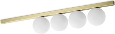 Zdjęcie produktu dla Współczesna lampa sufitowa Binomio metalowy mosiądz 4 światła G9 4W 3000K Ip20