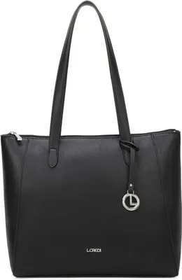 Produktbild von L.CREDI Schultertasche Polly Shopper Black schwarz