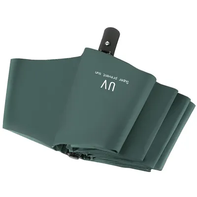 Produktbild von Regenschirm Taschenschirm Automatischer Sturmfest Auf-Zu-Automatik Schirm für Damen Herren Stabil Sturmsicher Wind, Grün