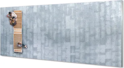 Produktbild von Glasbilder 125x50 Wandkunst Mann