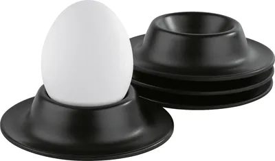 Image de APS  83849 APS Eierbecher, aus Melamin, schwarz, 4er Set