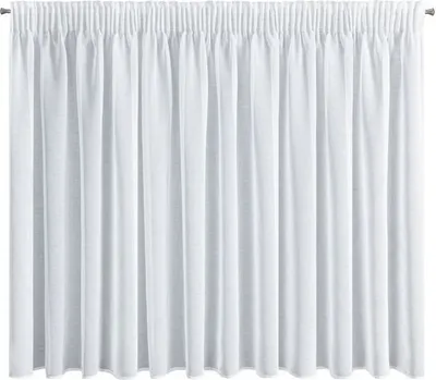 Zdjęcie produktu dla Zasłona LANA biała 350x150 cm taśma marszcząca sznurek tunelowy