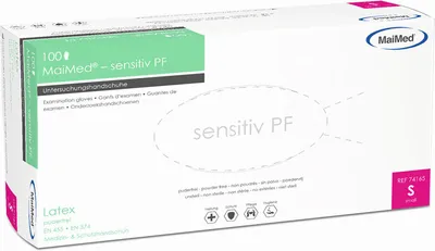 Obrázek produktu pro Latexové rukavice PF sensitive velikosti M