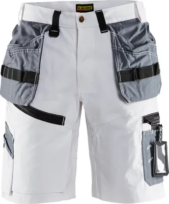 Produktbild von Blakläder® X1500 Maler Shorts 1512 1210 in div. Farben, Farbe:weiß/grau, Größe:46