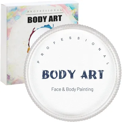 Immagine prodotto di Set di trucchi per bambini, a base d'acqua, per viso e corpo, 7 colori, incluso il bianco