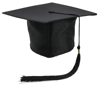 Produktbild von Hut mit Quaste Absolvent schwarz 22,5x22x5x1cm Polyester Faschingskostüm Kopfbedeckung Verkleidung Doktorhut Mottoparty