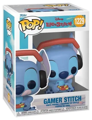 Obrázok produktu pre Figúrka POP Disney, postava Stitch, téma: hráč, exkluzívna edícia