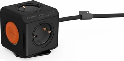 Obrázok produktu pre Allocacoc Power Cube Extended Remote, 1,5 m, Vnútorný, Typ F, Type F (CEE 7/4), Čierna, CE / Rohs