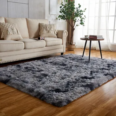 Produktbild von Teppich 80x120 cm - Hochflor - Waschbar - Rutschfest - Bequem - Geeignet für Schlafzimmer/Kinderzimmer/Wohnzimmer - Bodenteppich