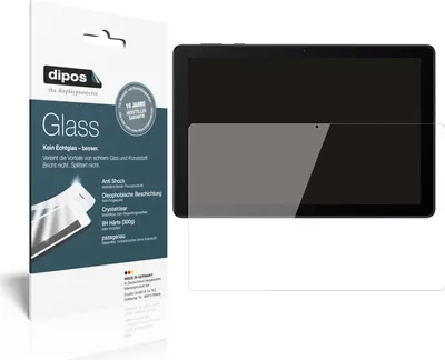 Produktbild von 2x Schutzfolie für Huawei MatePad T10s - Anti-Shock 9H Folie dipos Glass Kunststoffglas