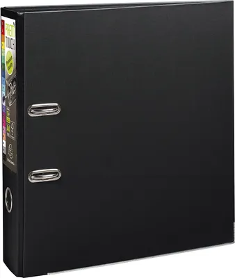Produktbild von Exacompta - Ordner Prem'Touch, ft A4 Maxi, Rücken 8 cm, schwarz