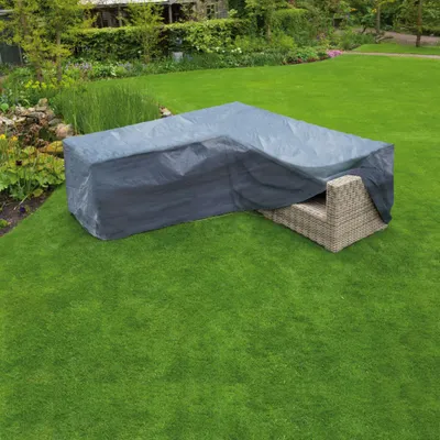 Obrázok produktu pre Prírodný obal na záhradný nábytok v tvare L 250x90x90 cm