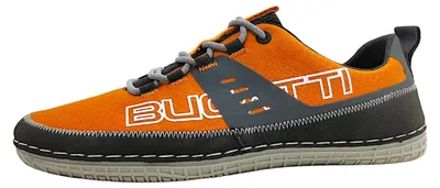 Image de Bugatti. Chaussures pour hommes. Mocassins sportifs à lacets, couleur orange