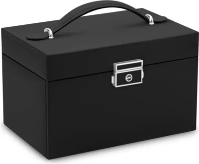Obrázek produktu pro Szkatułka na biżuterię MS-700 Massido - czarna