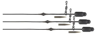 Produktbild von Fox Edges Camo Heli-Clip Rigs 50lb Leadcore 3pcs Rigzubehör
