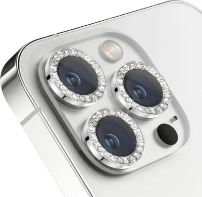 Immagine prodotto di INF Protezione fotocamera con strass confezione da 2 D'argento