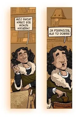 Obrázek produktu pro Záložka z kartonu - Koperník - Molom