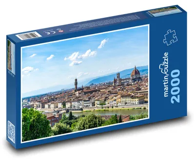 Zdjęcie produktu dla Puzzle 2000 Panorama Florencji z katedrą - martinpuzzle