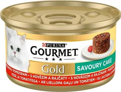 Obrázek produktu pro Purina 7613035464032, Dospělý jedinec, Hovězí, Rajčatový, 85 g