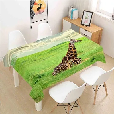 Produktbild von Wasserfeste Tischdecke Rechteckig - Feuchtigkeitsbeständig und Reinigungsfrei - Küche und Festdekoration - 90 x 90 cm - Grün