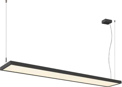 Produktbild von SLV 1007471 WORKLIGHT PRO 150, LED Pendelleuchte, 150cm, 4000K, DALI, Touch, schwarz