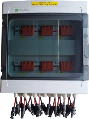 Produktbild von 0% PV SOLAR ANSCHLUSSKASTEN  DC 6-Strings 1200V T2 3P DC6S3P