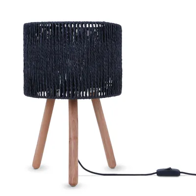 Produktbild von Tischlampe Schreibtischlampe Nachttisch Lampe Leselampe Lampenschirm Boho E27