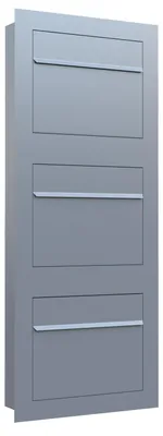 Produktbild von Einbaubriefkasten Sora for Three in Grau Metallic