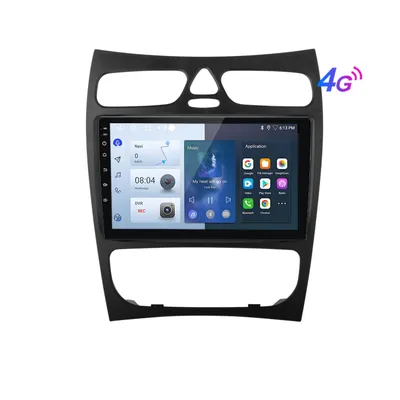 Obrázok produktu pre 9 "Android13 carplay 6+128G 8kern Autorádio GPS Navi DAB+ WiFi 4G BT Für Mercedes Benz CLK W209 SWC WIFI BT