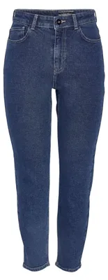 Image de NOISY MAY - Jean pour femmes, modèle Nmmoni Hw ANK, couleur bleu marine foncé, en denim, taille 30W / 32L