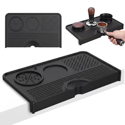 Tampermat aus Silikon, 265x165 mm, Antirutsch, Barista-Zubehör