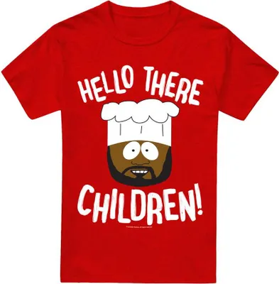 Image de South Park - "Hello There Children" T-Shirt für Herren/Damen Uni TV15376 (XL) (Rot)