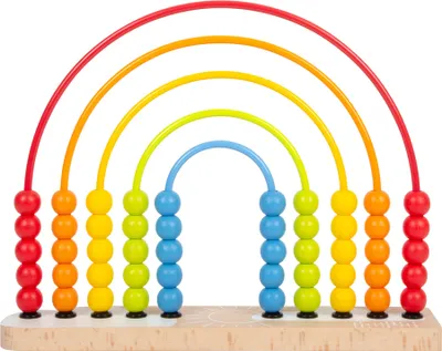Image de Small Foot  -  Houten Motoriekspiraal Regenboog