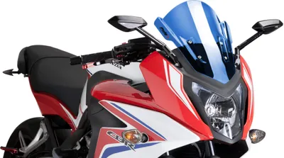 Image de PUIG z-racing écran bleu 355x310mm pour Honda cbr f