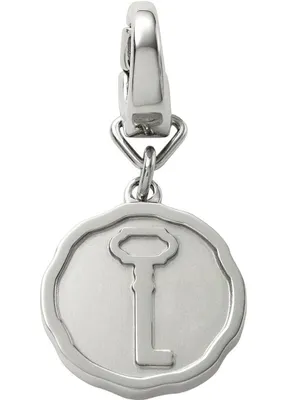 Produktbild von Fossil Charm Edelstahl silber Karabiner JF00038040