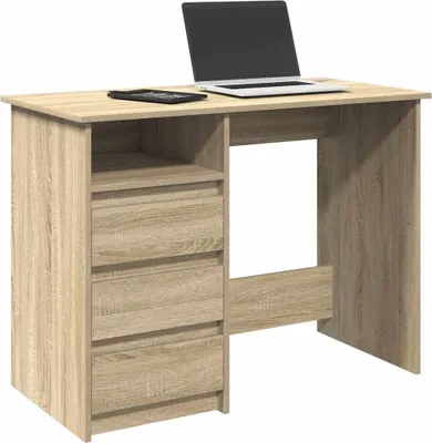 Productafbeelding van Maison Exclusive - Bureau Sonoma-eikenhout, 102x50x75 cm, houtvezel