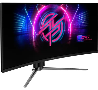 Produktbild von MSI MPG 346CQRFDE X24, 86,4 cm (34"), 3444 x 1440 Pixel, UltraWide Quad HD, LED, 0,5 ms, Schwarz