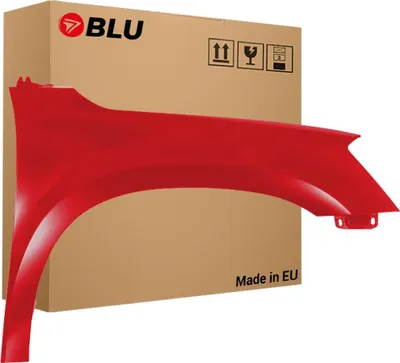 Immagine prodotto di BLU Parafango compatibile con Skoda Yeti 5L LIFT LF3K Destra Rot CorridaRot | 2009-2013 | Anteriore | Verniciato | Pronto per il montaggio | Acciaio