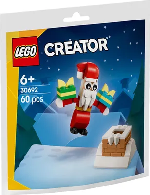 Produktbild von 30692 Creator Der Weihnachtsmann im Schornstein (Polybag)
